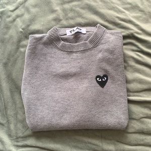 comme de garçon mens sweater s (fits like xs)